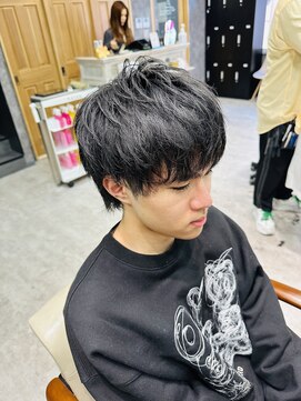 フォンド 津田沼(fond.) ハイライト/マッシュパーマ/ウルフ/アッシュブラック/津田沼