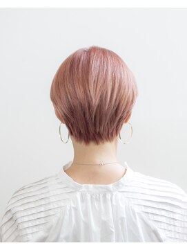 ルプラ ガーデン(le-pla garden) ピンクベージュ#ショート#ケアブリーチ#ダブルカラー#豊橋#豊川