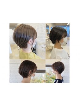 【山口大学正門から徒歩1分】乾かすだけでまとまるショートが人気！クセや髪質を活かしたカットをご提供。