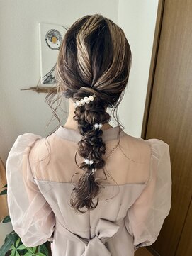 ヘアージスタ(hair JISTA) 編みおろしアレンジ