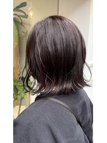 ハナサカヤヘアーサロン(hanasakaya hair salon) 切りっぱなし軽ボブ
