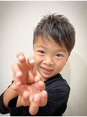 ハイライトメッシュキッズカット
