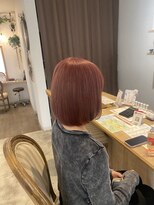 ムクヘア 御幸店(MUKU hair)&nbsp;やわらかいピンクカラー！