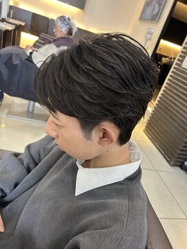 フォルテ 草薙店 フェザーパーマ フェザーショート センターパート