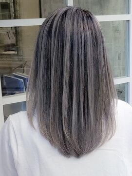 ヘアアンドビューティ ガーデン ベルモール店(HAIR AND BEAUTY GARDEN) ミルクティーベージュピンクベージュカラー顔周りレイヤー韓国