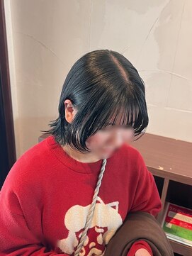 シュシュ 宜野湾店(chou chou) イメチェン/ホワイトブロンド/外ハネボブ/ワイドバング/宜野湾