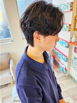 リップソウル(RIP SOUL) 《RIP SOUL》メンズパーマ センターパート ウルフカット