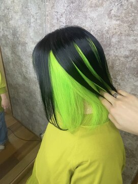 イエローコーン 金沢文庫店(YELLOW CORN) 原色カラー/インナーカラー/ケアブリーチ/ダブルカラー