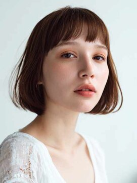 シェル 国分寺(shell) くびレイヤーエモージュグレージュカラーくびれショート/国分寺