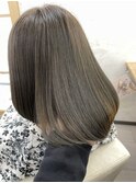 オリーブカラー★イルミナカラー［髪質改善］［縮毛矯正］