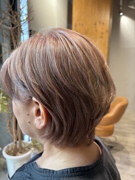 ジャストビューティ ルフレ 金沢八景店(Just Beauty Rufure) ピンクベージュ/白髪ぼかし/脱白髪染め/ブリーチ