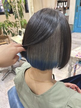 アルーシェ 心斎橋(Alushe) インナーカラー×裾カラー