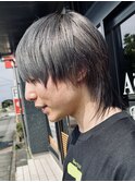 【透明感グレージュカラー