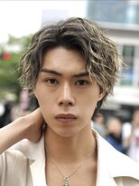 フィフス 大分(fifth)&nbsp;大分センターパートツイストスパイラルパーマメッシュハイライト