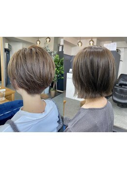 カウンセリングを大切にし、一人一人に合わせたカットを心掛けています。再現性の高い仕上がりに。