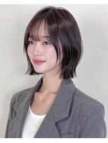 ライズ ネックス ザ サロン 渋谷(LIZE nex the salon)&nbsp;韓国ボブ［#渋谷駅 #韓国 #髪質改善 #ボブ #レイヤー］
