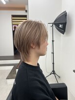 ステージ(STAGE)&nbsp;センターパート　シースルーバング　ニュアンスパーマ