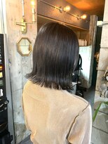 ファスナー(fustener) ボブ×ネイビーブラック