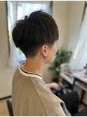 【見附　今町】メンズツーブロック　マッシュ　センターパート