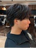 千葉駅MEN’S/波巻きツイストスパイラル/刈り上げセンターパート
