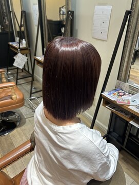 ケア アンド デザイン ココロ(care&design KOKORO) ツヤ出しピンクブラウン！