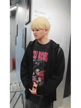 メンズペレ 渋谷(MEN'S PELE) MEN’S HAIR/サーフカール/刈り上げセンターパート/渋谷