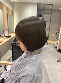 大人女性/透明感カラー/ボブカット