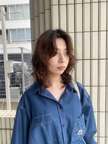 ナバロスタジオ(navarro studio)&nbsp;顔まわりレイヤー×デザインパーマ
