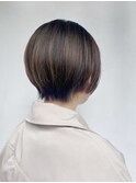 大人可愛い30代40代50代大人ナチュラルマッシュショート