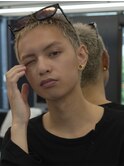 外国人風坊主ショート