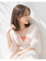 アッシュ 学芸大学店(Ash)&nbsp;ミディアムボブ/大人女性/ラテ系カラー/脱白髪染め/白髪ぼかし