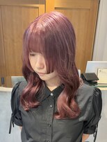テトラ バイ ネオリーブ 横浜西口店(tetra by neolive)&nbsp;ピンクラベンダー　ハイトーン　巻き髪　ケアブリーチ　横浜★