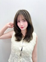 ミラ 新宿(MILA)&nbsp;グレージュカラー/韓国/黒髪/レイヤー/髪質改善/縮毛矯正/