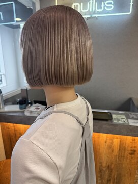 ヌル ヘア デザイン(nullus hair desigh) 【nullus】BOB.LIKE THIS.