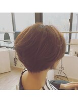 カタチヘアー(HAIR) 綺麗。。。春。。。ボブ。。。ボーダー似合う。。。カタチ。。。