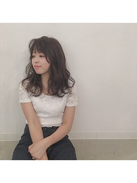 カシータヘアー(Casita hair) ふんわりセミロング 春スタイル 30代40代50代