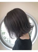 極細ハイライトグレージュ!デザインカラー
