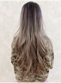 【iIIL hair lounge】外国人風グラデーション スモーキー 高崎