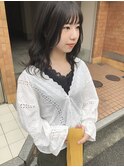 髪色明るくできない方に。地毛風カラー、人気ミディアム