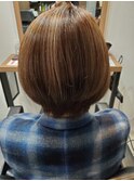 オシャレさらツヤショートボブ　(20代～40代）