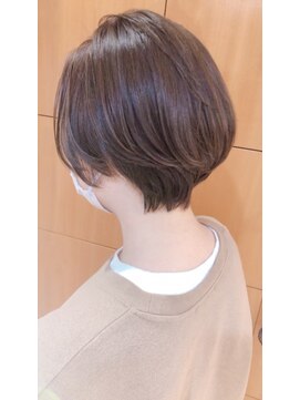 ネオリーブアーチ 武蔵小山店(Neolive arch) ヌーディーベージュハイライト　×　大人ボブ【武蔵小山美容室】