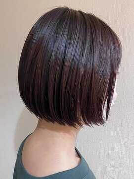 ミント(mint.) 大人可愛い！ぱつっとボブ！暖色系カラー！十条！