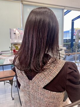 フォルテ 中田店 髪質改善 ボルドーカラー