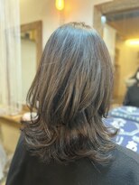 クオリア(QUALIA)&nbsp;20代30代に人気☆大人可愛いひし形外ハネミディアムレイヤー/柏