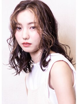 コルテヘアー(corte.hair) インナーカラー×パーマ