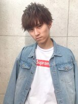 クレスト 近江八幡店(CREST)&nbsp;マッシュツーブロックメンズパーママッシュウルフメンズカット