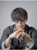 #マッシュウルフ 波巻きスパイラル 渋谷/メンズパーマ