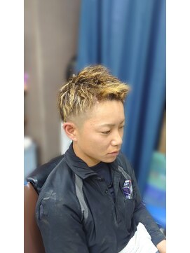 カットハウス パセリ アップバンクツイストメッシュ　　<理容室>/メンズ/バーバー/