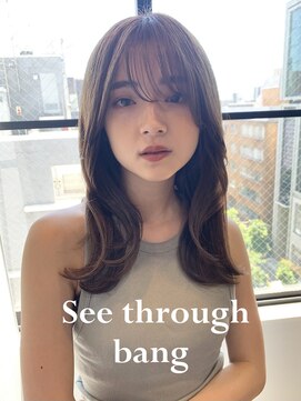 オリンテ バイ レシッド 表参道(orente by rcid) SEE THROUGH BANG