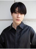 韓国ヘアナチュラルおしゃれショートシースルーマッシュ